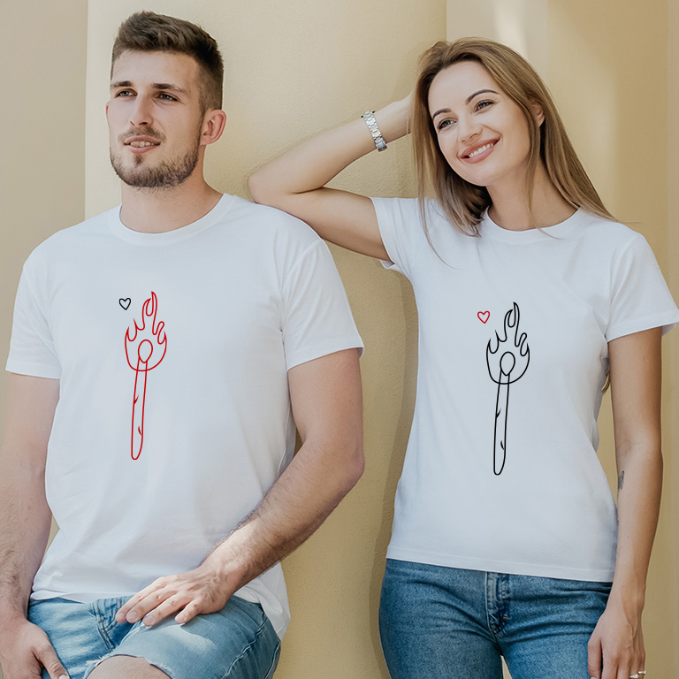 Couple t-shirts Phosphor Couple t-shirts Phosphor