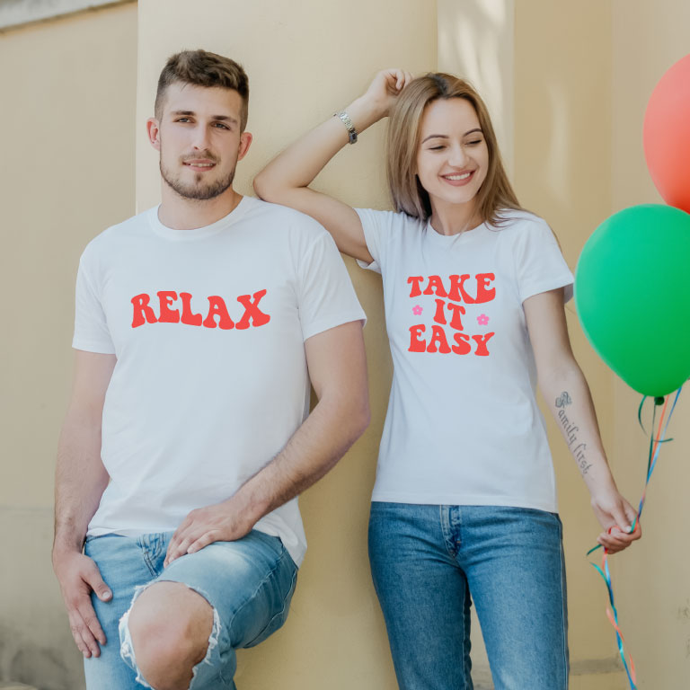 Couple t-shirts Relax Couple t-shirts Relax