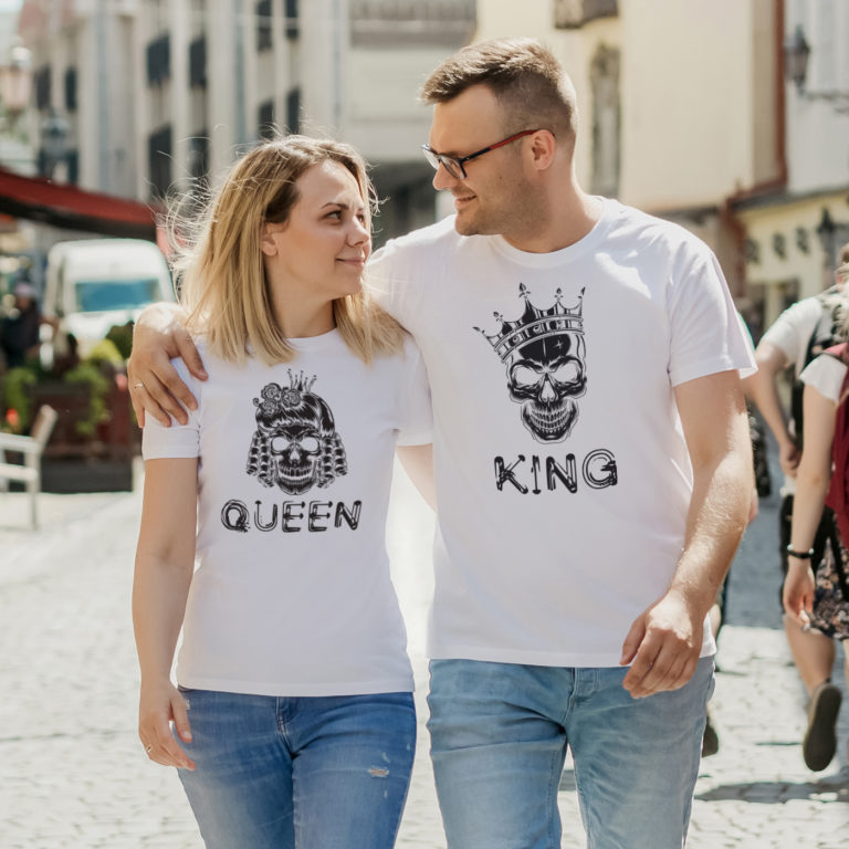 Couple t-shirts Royal Skulls Couple t-shirts Royal Skulls