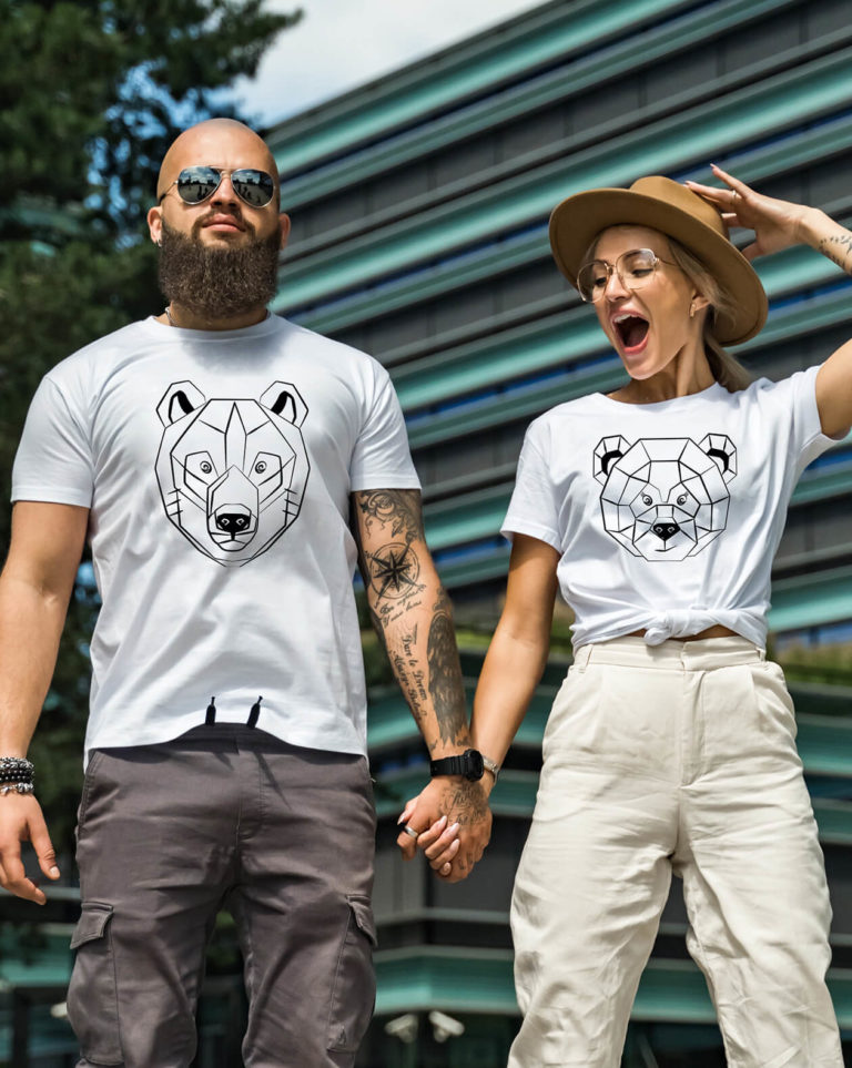 Couple t-shirts Teddy Bear Couple t-shirts Teddy Bear