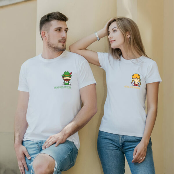 Couple t-shirts Veni Vidi Wiesn
