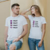 Couple t-shirts Violet