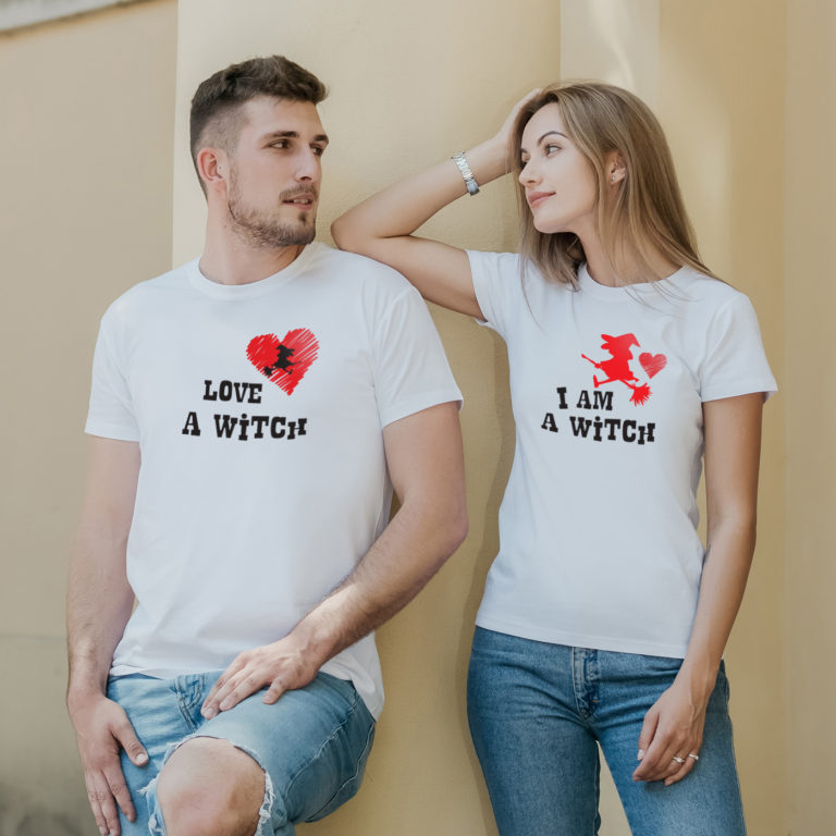 Couple t-shirts Witch Couple t-shirts Witch