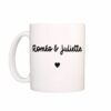 Custom Romeo And Juliette Valentines day Mug