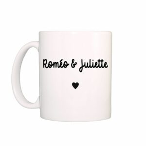 Custom Romeo And Juliette Valentines day Mug