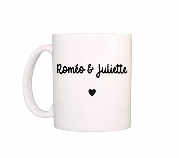 Custom Romeo And Juliette Valentines day Mug