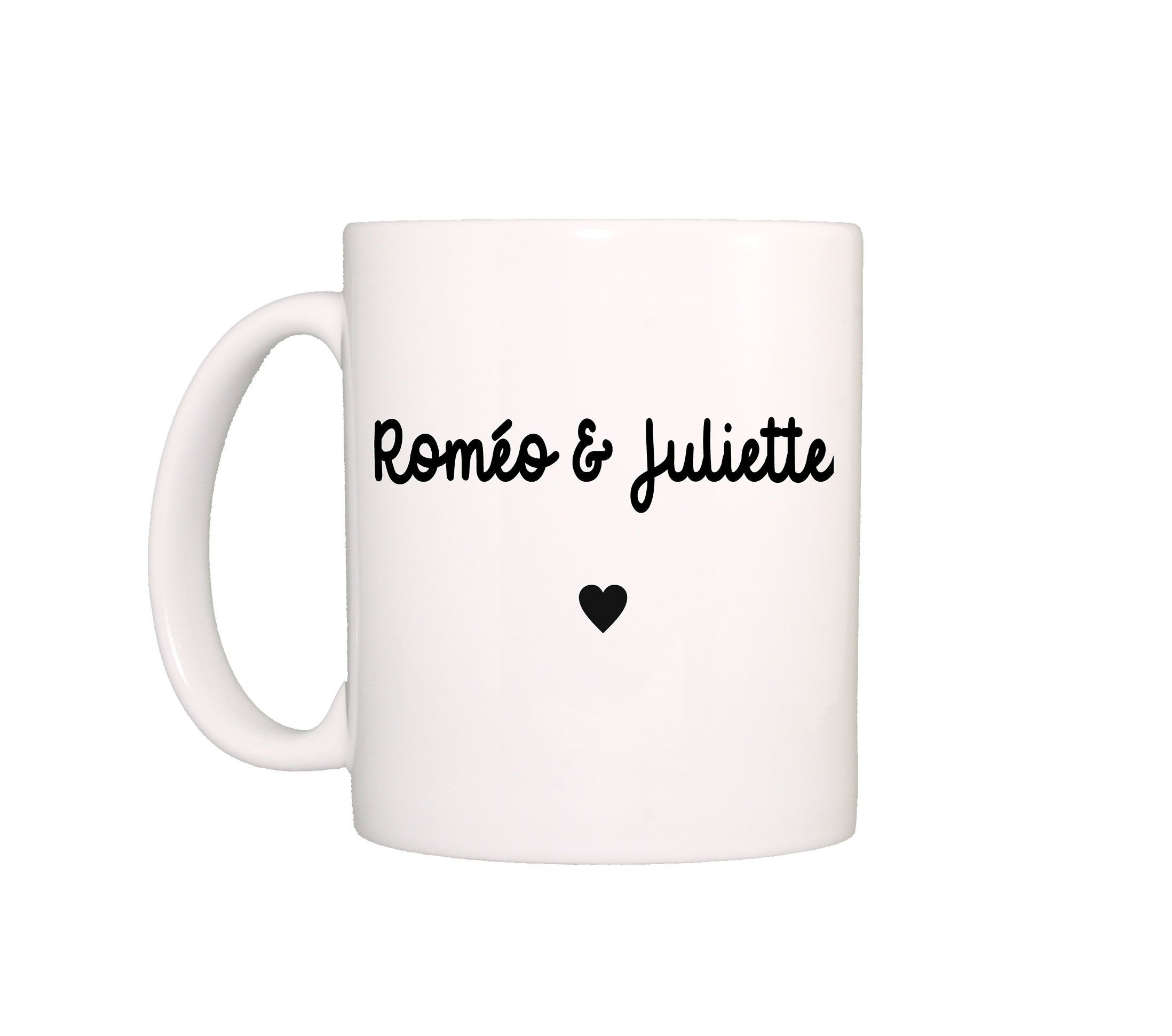 Custom Romeo And Juliette Valentines day Mug Custom Romeo And Juliette Valentines day Mug