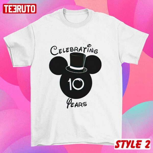 Customise Mickey Minnie Celebrating Anniversary Husband And Wife Matching Valentine Sweatshirt