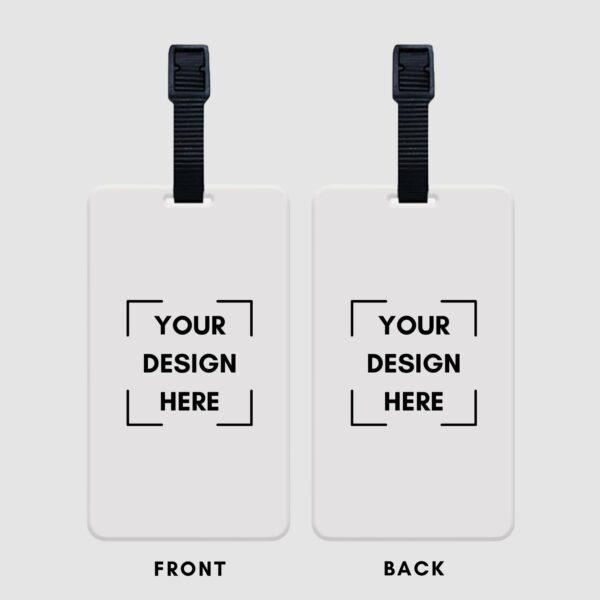 Customizable Front & Back Printed Luggage Tag