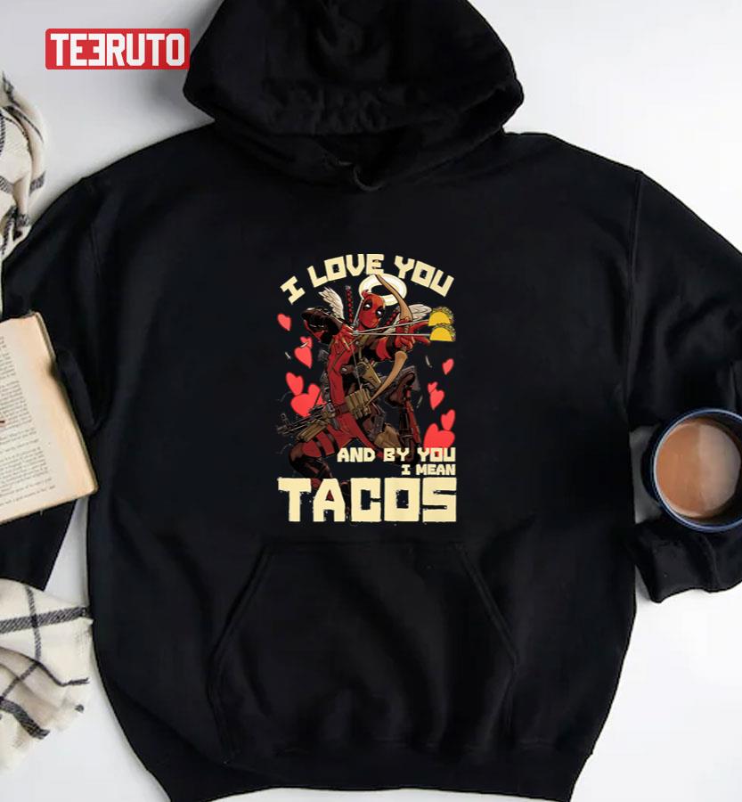 Deadpool's Cupid Love For Tacos Unisex T-Shirt Deadpool's Cupid Love For Tacos Unisex T-Shirt