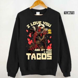 Deadpools Cupid Love For Tacos Unisex T Shirt 3