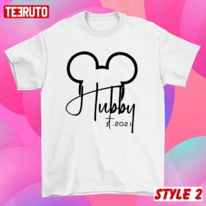Disney Mickey Minnie Mouse Valentine Matching Hubby And Wifey Couple T Shirt 3