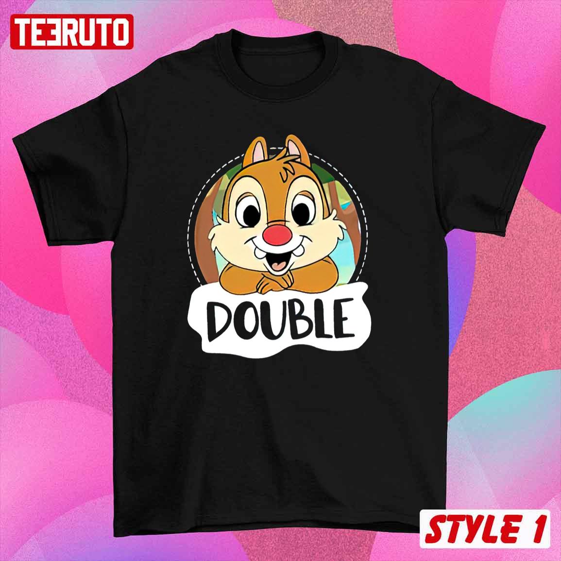 Double Trouble Chip And Dale Couple Matching Valentine T-Shirt Double Trouble Chip And Dale Couple Matching Valentine T-Shirt