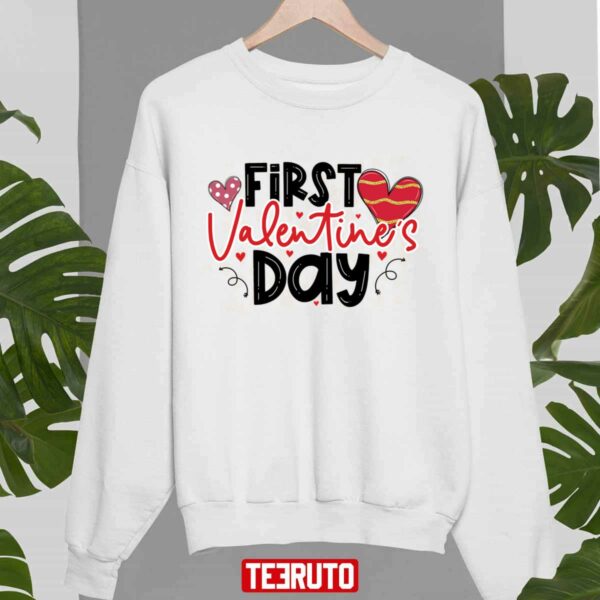 First Valentines Day Unisex Sweatshirt