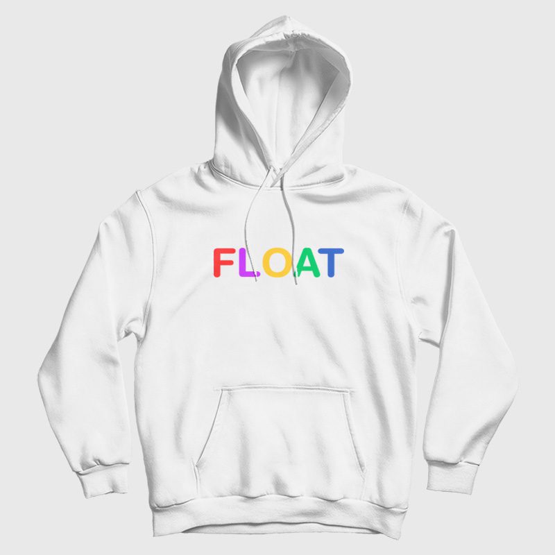 Float Funny Rainbow Hoodie Float Funny Rainbow Hoodie