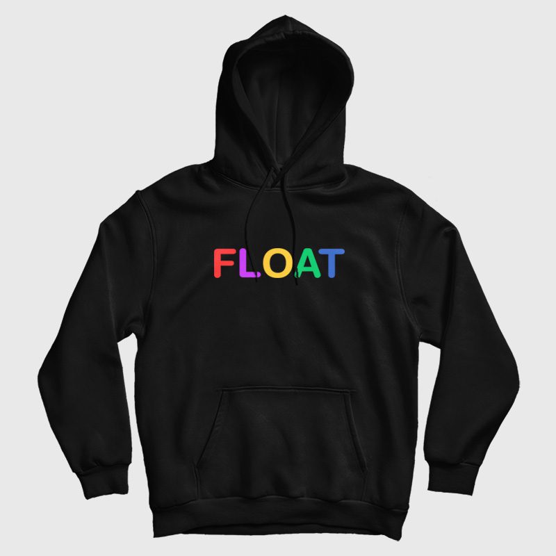 Float Funny Rainbow Hoodie Float Funny Rainbow Hoodie