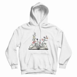 Flowers Growing From Book Best Hoodie