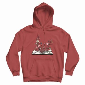 Flowers Growing From Book Best Hoodie