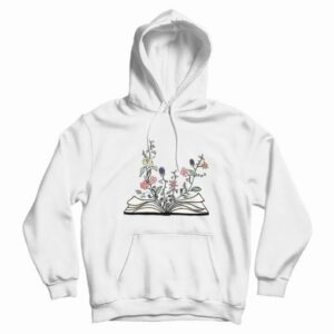 Flowers Growing From Book Best Hoodie 4