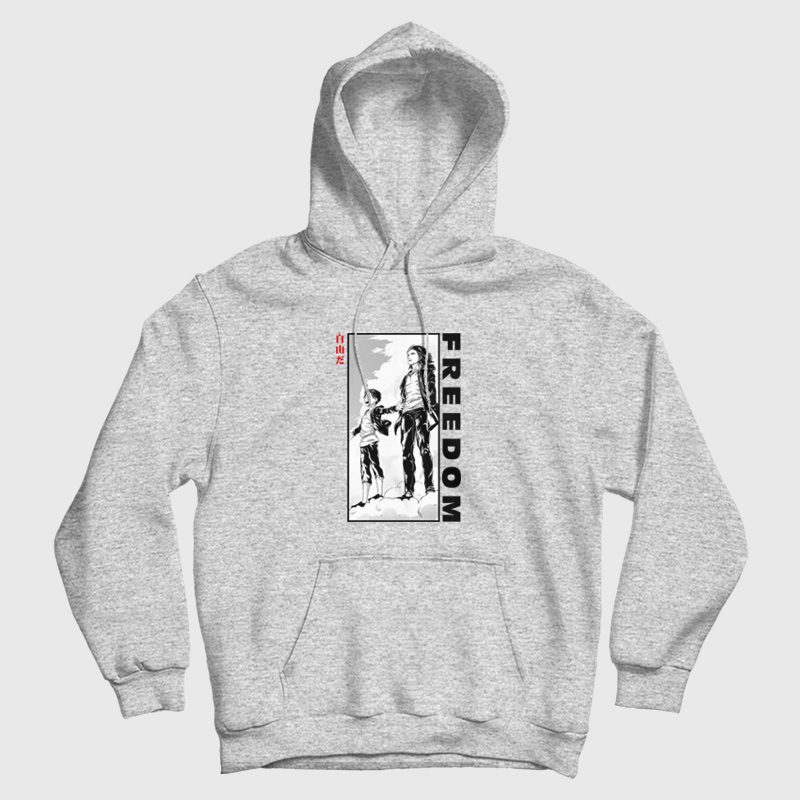 Freedom Eren Yeager Attack On Titan Hoodie Freedom Eren Yeager Attack On Titan Hoodie