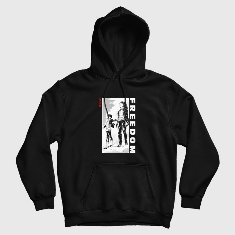 Freedom Eren Yeager Attack On Titan Hoodie Freedom Eren Yeager Attack On Titan Hoodie