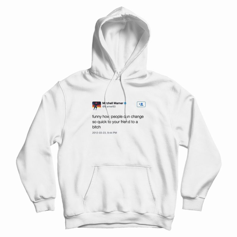 Friend To A Bitch Mitchell Marner Meme Hoodie Friend To A Bitch Mitchell Marner Meme Hoodie