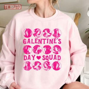 Galentines Gang Valentine’s Day Squad Unisex Sweatshirt
