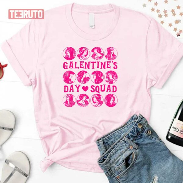 Galentines Gang Valentine’s Day Squad Unisex Sweatshirt