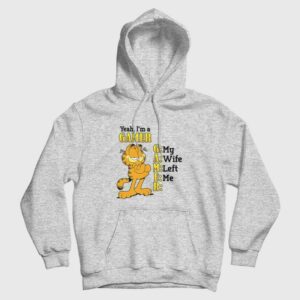 Garfield Yeah I’m a Gamer My Wife Left Me Hoodie