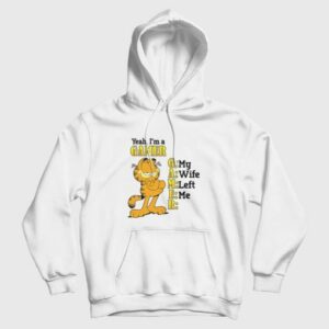 Garfield Yeah I'm a Gamer My Wife Left Me Hoodie 2 Garfield Yeah Im a Gamer My Wife Left Me Hoodie 3