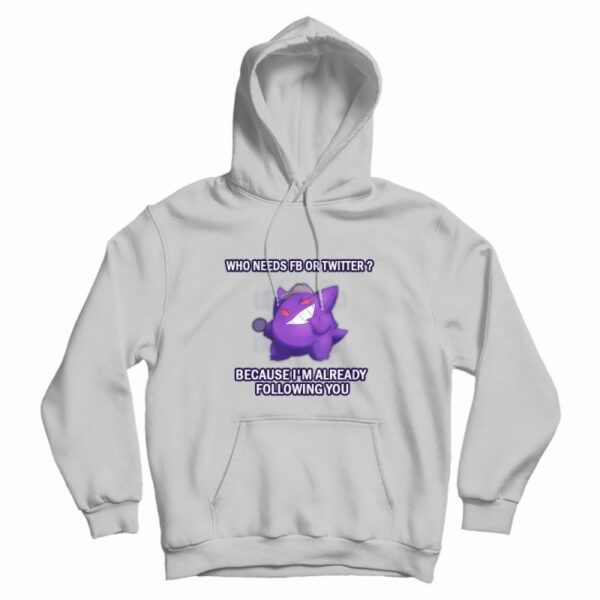 Gengar Pokemon Meme Hoodie