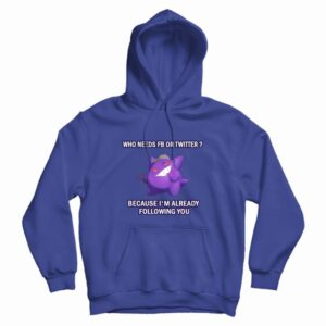 Gengar Pokemon Meme Hoodie