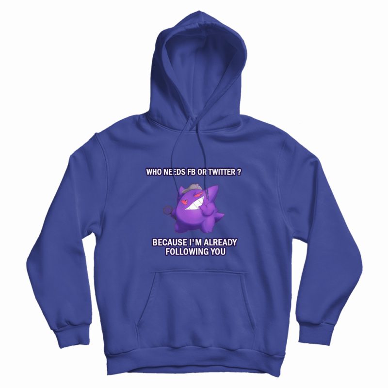 Gengar Pokemon Meme Hoodie Gengar Pokemon Meme Hoodie