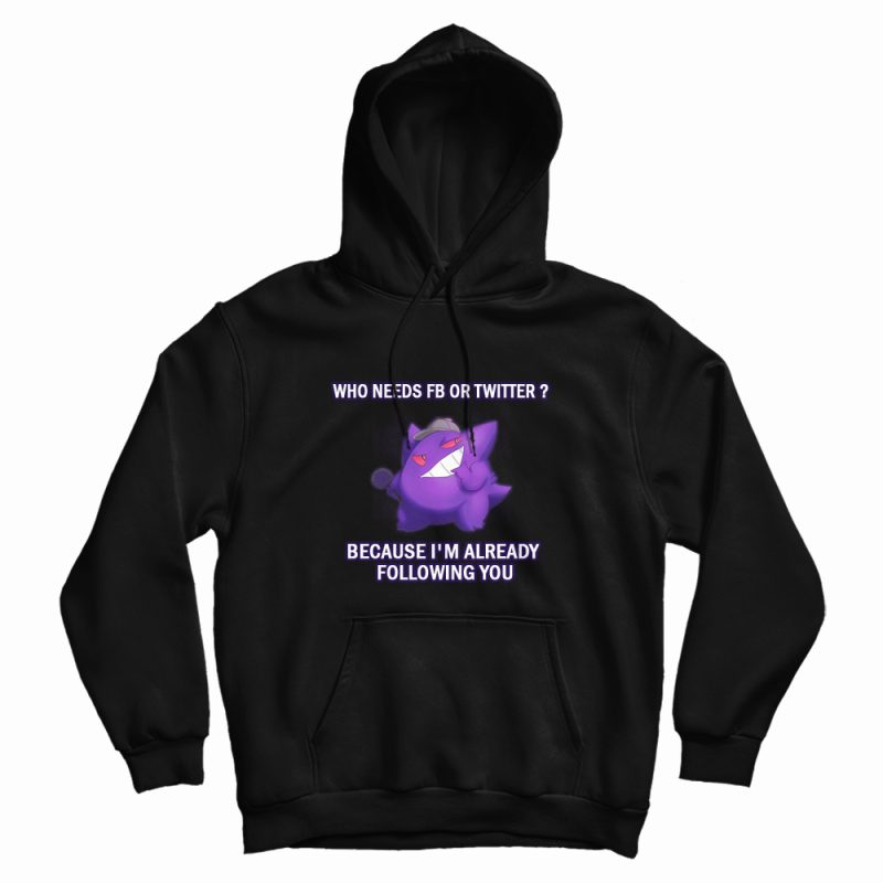 Gengar Pokemon Meme Hoodie Gengar Pokemon Meme Hoodie