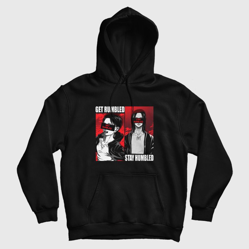 Get Rumbled Stay Humbled Attack On Titan Hoodie Get Rumbled Stay Humbled Attack On Titan Hoodie