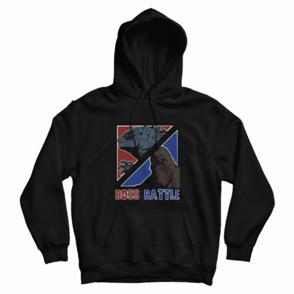 Godzilla vs King Kong Boss Battle Monster Hoodie