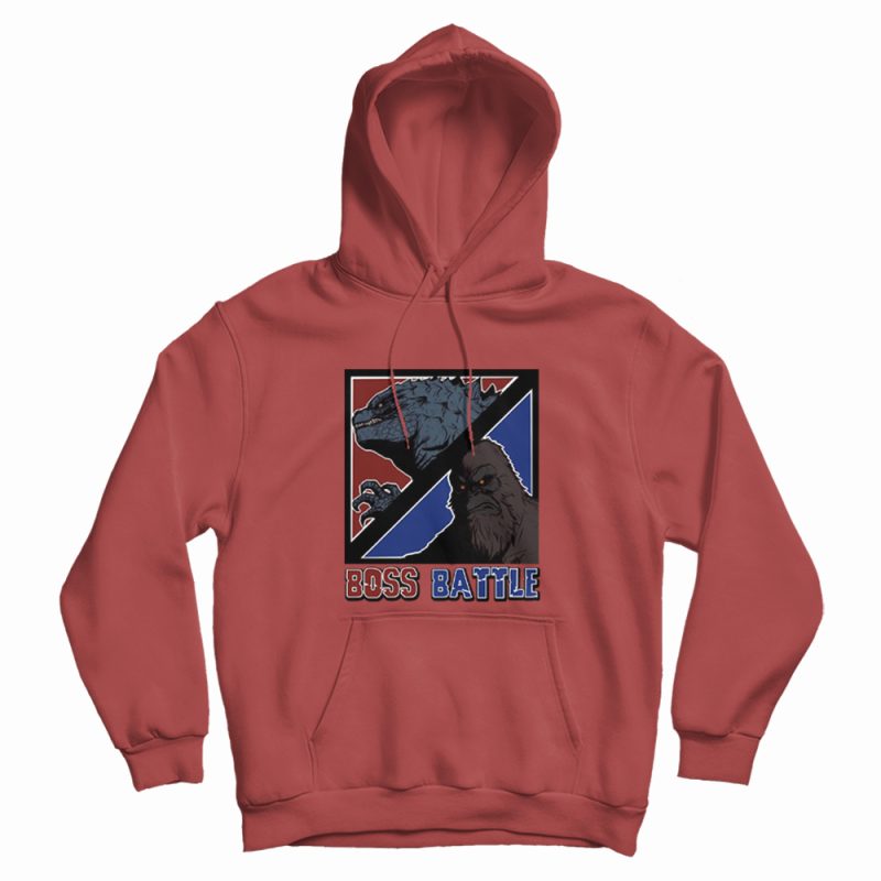 Godzilla vs King Kong Boss Battle Monster Hoodie Godzilla vs King Kong Boss Battle Monster Hoodie