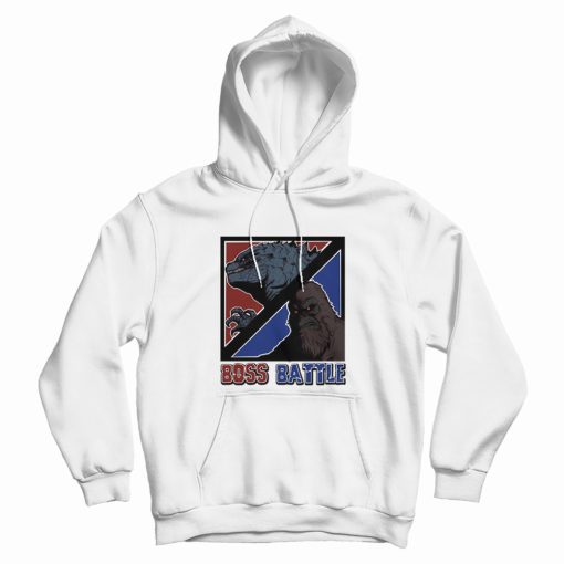 Godzilla vs King Kong Boss Battle Monster Hoodie Godzilla vs King Kong Boss Battle Monster Hoodie