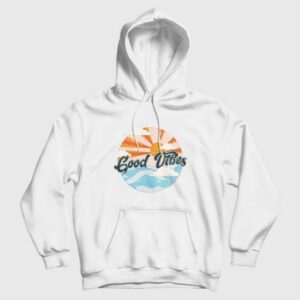 Good Vibe Beach Summer Vintage Hoodie 3