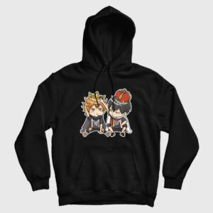 Haikyuu Hinata and Kageyama Chibi Hoodie