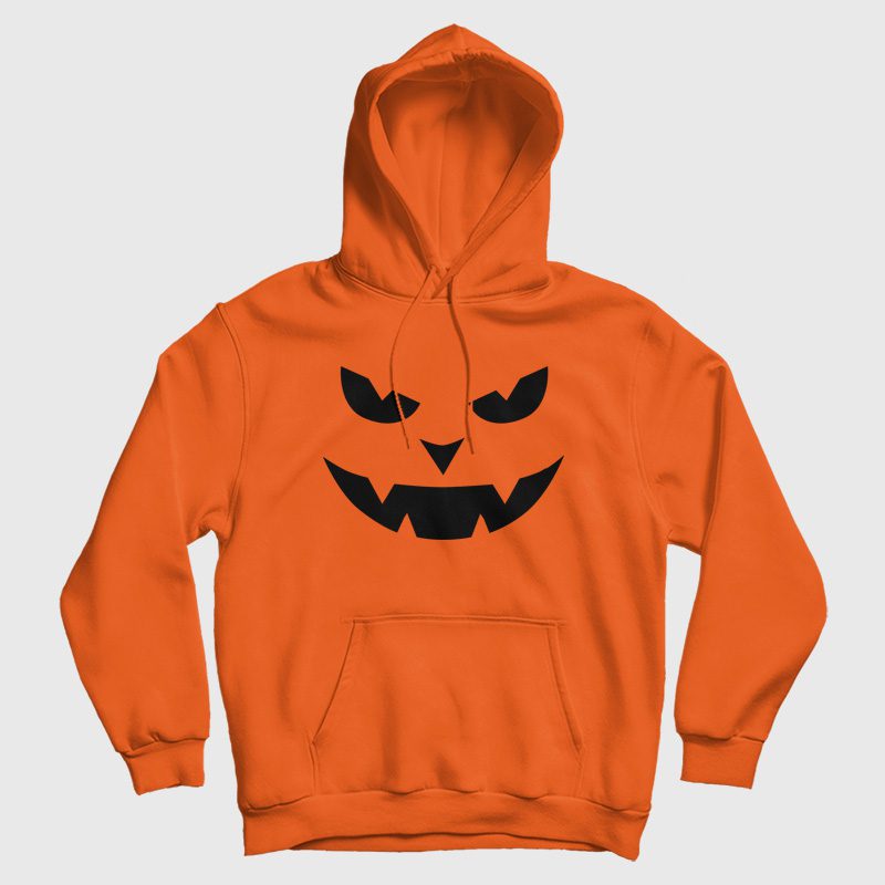 Halloween Pumpkin Face Hoodie Halloween Pumpkin Face Hoodie