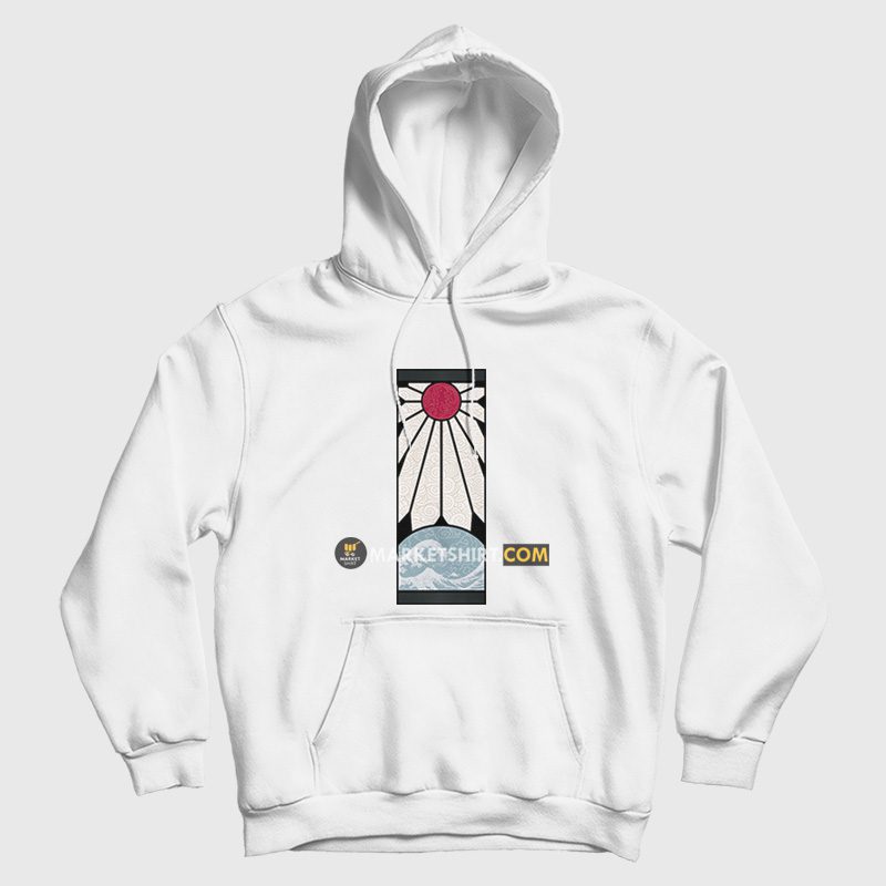 Hanafuda Earring Tanjiro Kimetsu No Yaiba Hoodie Hanafuda Earring Tanjiro Kimetsu No Yaiba Hoodie