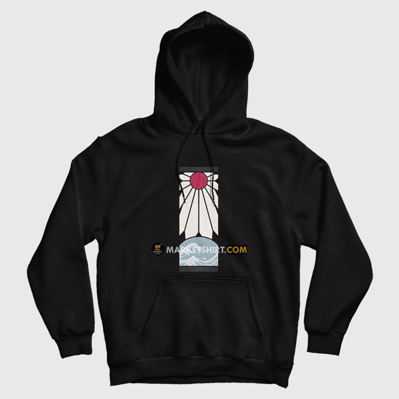 Hanafuda Earring Tanjiro Kimetsu No Yaiba Hoodie Hanafuda Earring Tanjiro Kimetsu No Yaiba Hoodie