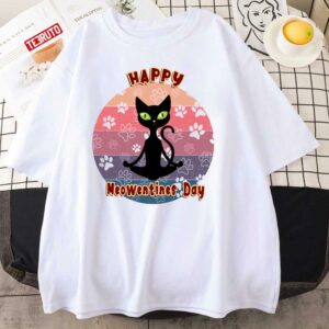 Happy Meowentines Day Funny Black Cat Valentine Unisex Sweatshirt 3