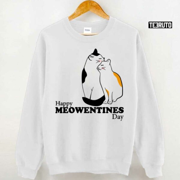 Happy Meowentines Day Unisex Sweatshirt