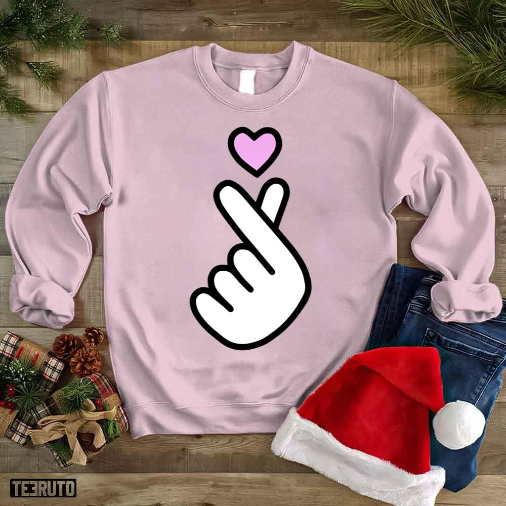 Heart Hand Sign Unisex Sweatshirt Heart Hand Sign Unisex Sweatshirt