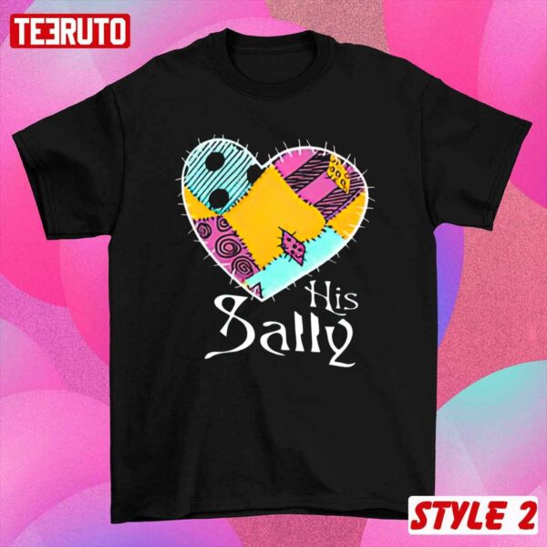Her Jack His Sally Skelington Couple Matching Valentine Sweatshirt