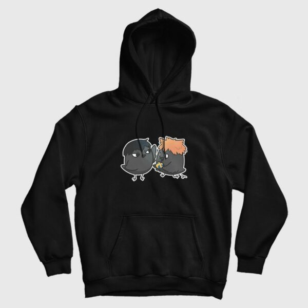 Hinata and Kageyama Crow Anime Haikyuu Hoodie