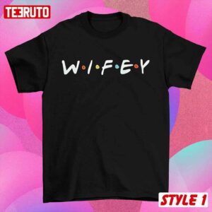 Hubby And Wife Couple Matching Valentine F.R.I.E.N.D.S Font Style Sweatshirt