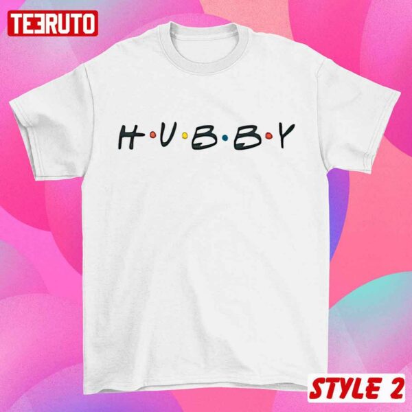 Hubby And Wife Couple Matching Valentine F.R.I.E.N.D.S Font Style Sweatshirt
